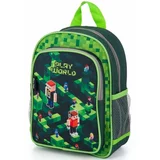 Oxy Bag KID BACKPACK PLAYWORLD Predškolski ruksak, zelena, veličina