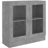  Vitrina siva boja betona 82,5 x 30,5 x 80 cm konstruirano drvo | shoptok.hr