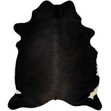  Tepih od prave kravlje kože crni 180 x 220 cm | Eponuda.com