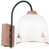  Kolarz A1352.61.Au.100-Zidna lampa NONNA 1xE27/60W/230V jelenji hrast/bela/zlatna | Eponuda.com