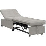  Krevet-sofa na razvlačenje Svijetlo siva 194 x 67 x 82 cm | shoptok.hr