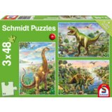 Puzzle - Pustolovščine z dinozavri, 48 delov Cene