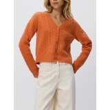 Reserved Vuneni kardigan - narančasta | shoptok.hr