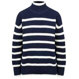 Pri Super fashionable striped turtleneck knitted sweater | shoptok.hr