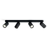 Pongee spot svetiljka crna 4xmax5,5W 50584/30/PN | ePonuda.com