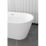 Sanotechnik Samostoječa kopalna kad York (Do x Š: 170 x 75 cm, Sanitarni akril, Bela) | Shoptok.si