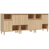  Komoda 3 kom boja hrasta sonome 60x35x70 cm konstruirano drvo | shoptok.hr