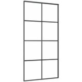  Klizna vrata s priborom 102,5x205 cm od stakla ESG i aluminija | shoptok.hr