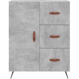  Visoka komoda siva betona 69,5x34x180 cm od konstruiranog drva | shoptok.hr