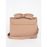 Shelvt Small beige women's handbag with a bow | shoptok.hr