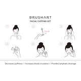 BrushArt Home Salon Facial cupping set komplet ventuz za obraz | Shoptok.si