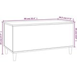  Stolić za kavu sjajni bijeli 90x44 5x45 cm konstruirano drvo | shoptok.hr