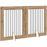  Vrata za pse s postoljem 2 pcs Hrast artisan 80 x 100 cm | shoptok.hr