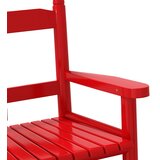  Stolica za ljuljanje za djecu crvena od masivnog drva topole | shoptok.hr