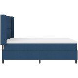  LED Box Spring Krevet s uzglavljem Plava 140 x 190 cm tkanina | shoptok.hr