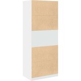 vidaXL Garderobna omara bela 80x50x200 cm inženirski les | Shoptok.si