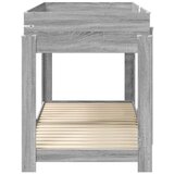  Postelja na vzkraj za otroke Siva Sonoma 100 x 190 cm, (5000141998) | Shoptok.si