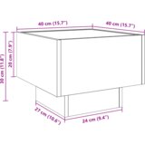 vidaXL Ormarić za pohranu Staro drvo 40 x 40 x 30 cm | shoptok.hr