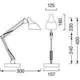 Osram Stona lampa DESK LINE 1xE27/11W/230V crna | Eponuda.com
