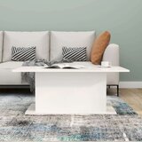 vidaXL stolić za kavu visoki sjaj bijeli 102 x 55,5 x 40 cm od iverice | shoptok.hr