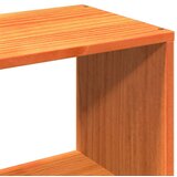  Posteljni okvir brez vzmetnice voščeno rjav 75x190 cm borovina | Shoptok.si