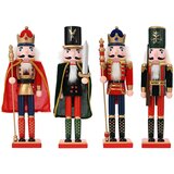  Božićni nutcracker TURKU 4 kom. Crvena i Crna 38 cm | shoptok.hr