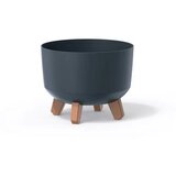  Saksija Gracia 24x19 cm sa nogarima i rezervoarom - antracit S433 Cene