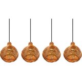 REALITY Viseći luster na sajli SPROUT 3xE14/40W/230V braon/ratan | Eponuda.com