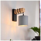 Brilagi Zidno svetilo NUBILA 1xE27/60W/230V braon/crno/svetlo sivo Cene