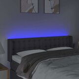  LED posteljno vzglavje temno sivo 147x16x78/88 cm blago, (20737010) | Shoptok.si