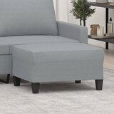 The Living Store Stolček za noge svetlo siv 70x55x41 cm blago - Stolček Za Noge, (21657941) | Shoptok.si