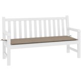  Jastuk za vrtnu klupu smeđesivi 200x50x4 cm tkanina Oxford | Eponuda.com