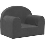  Dječja sofa antracit od mekanog pliša | shoptok.hr