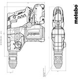 Metabo KH 18 LTX BL 28 Q baterijski kombinirani cekic (601715840) | shoptok.hr