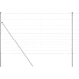 vidaXL Ograja za polja 1.4x50 m Galvanizirano jeklo | Shoptok.si