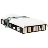 Furnova Posteljni okvir črn 100x200 cm inženirski les, (21938174) | Shoptok.si