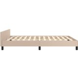 vidaXL Okvir za krevet s uzglavljem cappuccino 140x190 cm umjetna koža | shoptok.hr