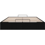  Otomanski krevet Crna 153 x 203 cm Tkanina | Eponuda.com