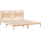  Dugi okvir kreveta bez madraca 180 x 220 cm masivno drvo | shoptok.hr
