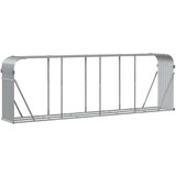  Držač za drva svijetlosivi 300x45x100 cm pocinčani čelik | shoptok.hr