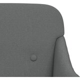  Klupa tamnosiva 110 x76 x 80 cm od tkanine | shoptok.hr