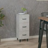  Komoda siva boja betona 34,5x34x90 cm od konstruiranog drva | shoptok.hr