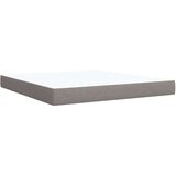 vidaXL Krevet s oprugama i madracem smeđesivi 180x200 cm tkanina | shoptok.hr