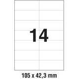  ETIKETE ILK 105X42,3MM PK100L ZWECKFORM 3653 | Shoptok.si