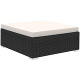 Poli 6-dijelna vrtna garnitura od poliratana s jastucima crna | shoptok.hr