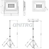  Reflektor na Stalku 1x100W 6000K | shoptok.hr