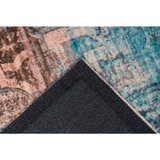 Kayoom TEKAČ Indiana 300 Blau / Braun 80/150 cm tkano modra, rjava | Shoptok.si