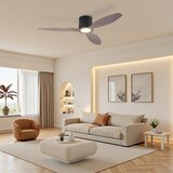  ZEVENTI - LED plafonski ventilator VENTORA LED/24W/230V Wi-Fi Tuya crna/orah +daljinski upravljač | Eponuda.com