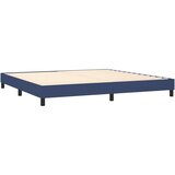  Krevet s oprugama i madracem plavi 200 x 200 cm od tkanine | shoptok.hr