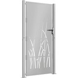  Vrtna vrata 100x200 cm Corten čelik dizajn trave | shoptok.hr